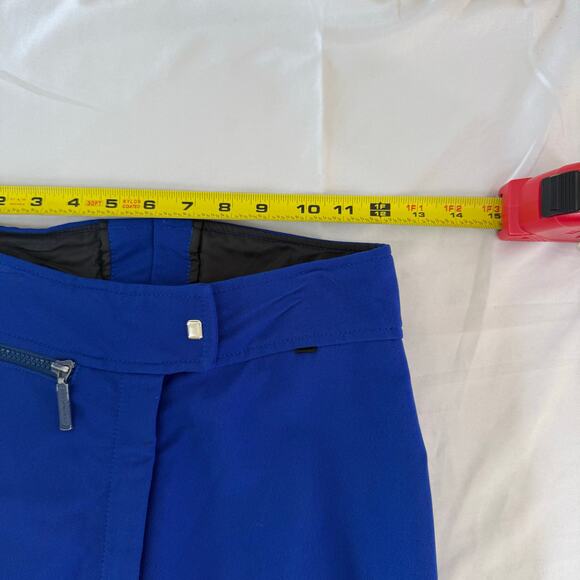 Vintage Obermeyer Skiwear blue wool blend gorpcore snow pants womens Medium - Picture 8 of 11